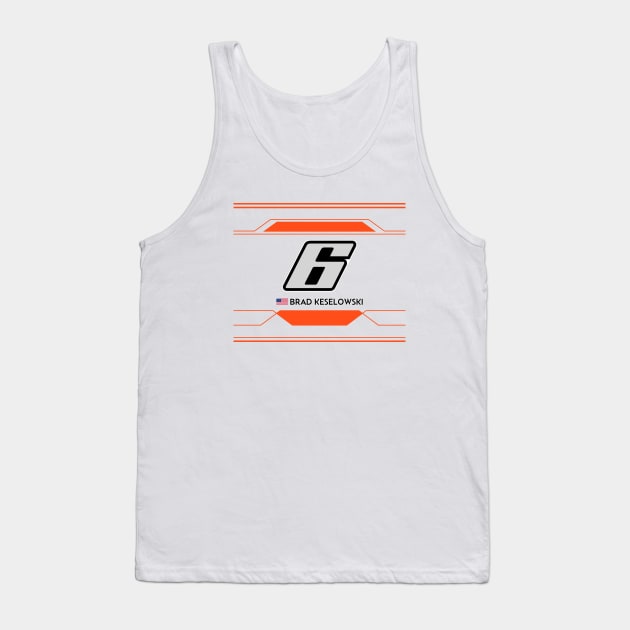 Brad Keselowski #6 2023 NASCAR Design Tank Top by AR Designs 